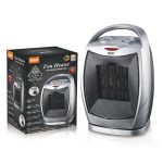 RAF R602 KERAMIČKA ROTIRAJUĆA GREJALICA SIVA 1500W - Слика 2