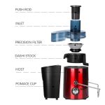 RAF R.2817R SOKOVNIK SILVER CRVENI 1000W - Слика 3