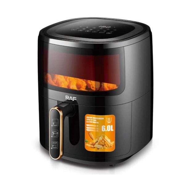 RAF R.5330B FRITEZA NA VRUĆ VAZDUH CRNA 6L