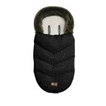 KikkaBoo Zimska navlaka za kolica Luxury Fur Confetti Black (KKB40093)