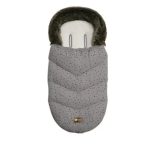 KikkaBoo Zimska navlaka za kolica Luxury Fur Dots Grey (KKB41094)
