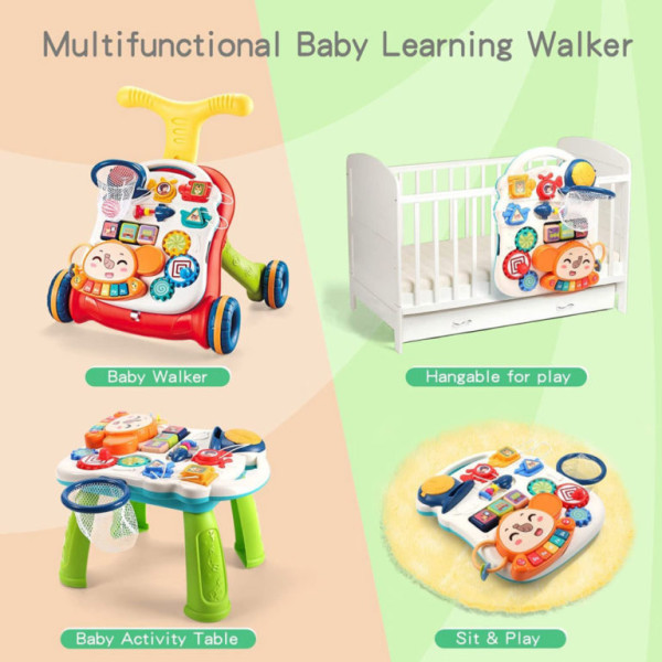 18237 KikkaBoo Guralica Play & Grow 2in1 Red (KKB80076) - Слика 3