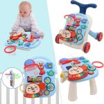 KikkaBoo Guralica Play & Grow 2in1 Blue (KKB30075) - Слика 5