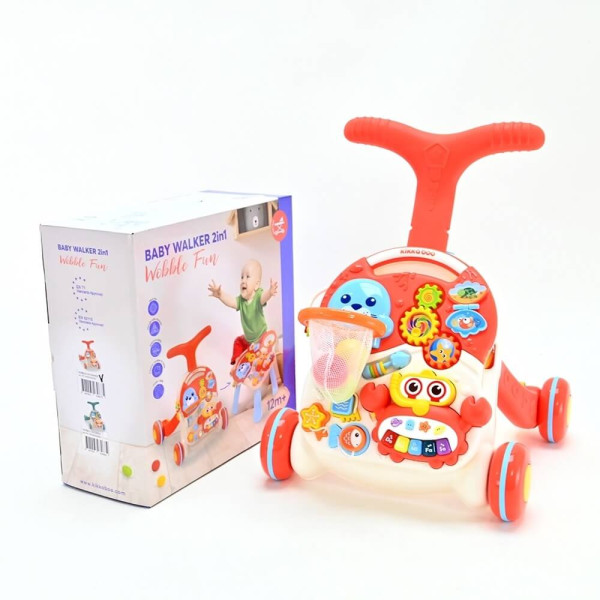 18246 KikkaBoo Guralica Wobble Fun 2in1 Orange (KKB30067) - Слика 4