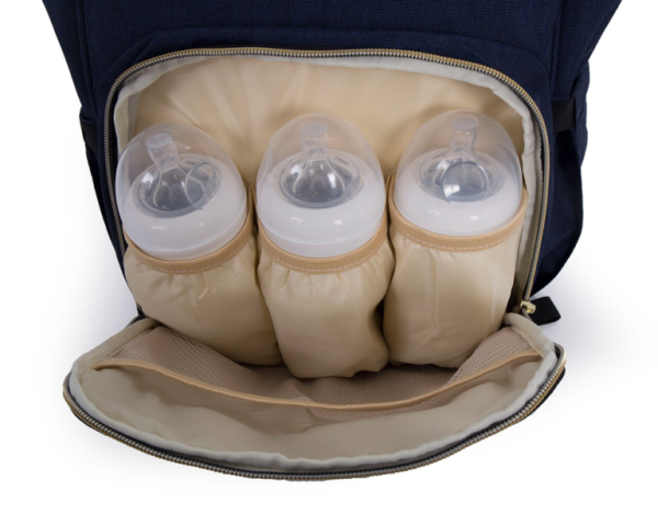 18747 KikkaBoo Torba za mame Siena Navy (KKB20024) - Слика 3