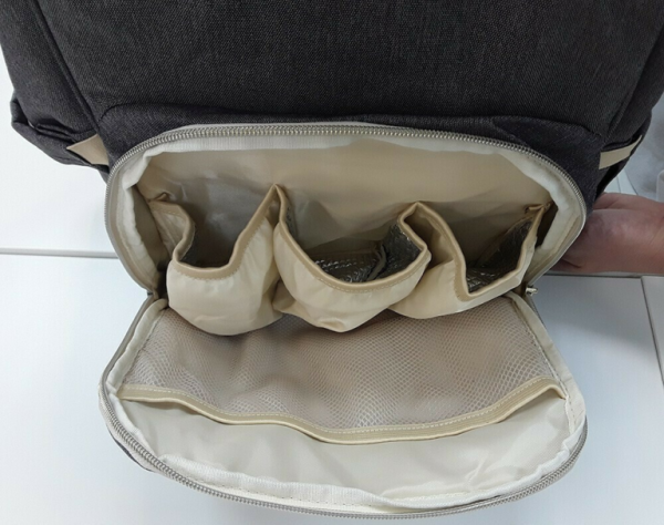 18764 KikkaBoo Torba za mame Siena Light Mint (KKB21083) - Слика 4