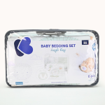 KikkaBoo Posteljina sa ogradicom 6 pcs 60/120 Bear with Me blue (KKB60115) - Слика 2