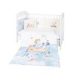 KikkaBoo Posteljina sa ogradicom 6 pcs 70/140 The Fish Panda (KKB60067) - Слика 2