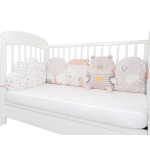 KikkaBoo Ogradica od plišanih jastuka set 5 pcs My Teddy (KKB10274)