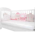 KikkaBoo Ogradica od plišanih jastuka set 5 pcs Hippo Dreams (KKB10275)