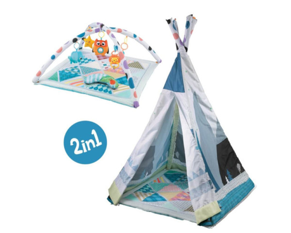 19240 KikkaBoo Podloga za igru šator 2in1 Adventure Boy (KKB10248) - Слика 4