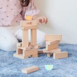 Drveni set Slaganje tornja Ptica Classic World - Слика 2