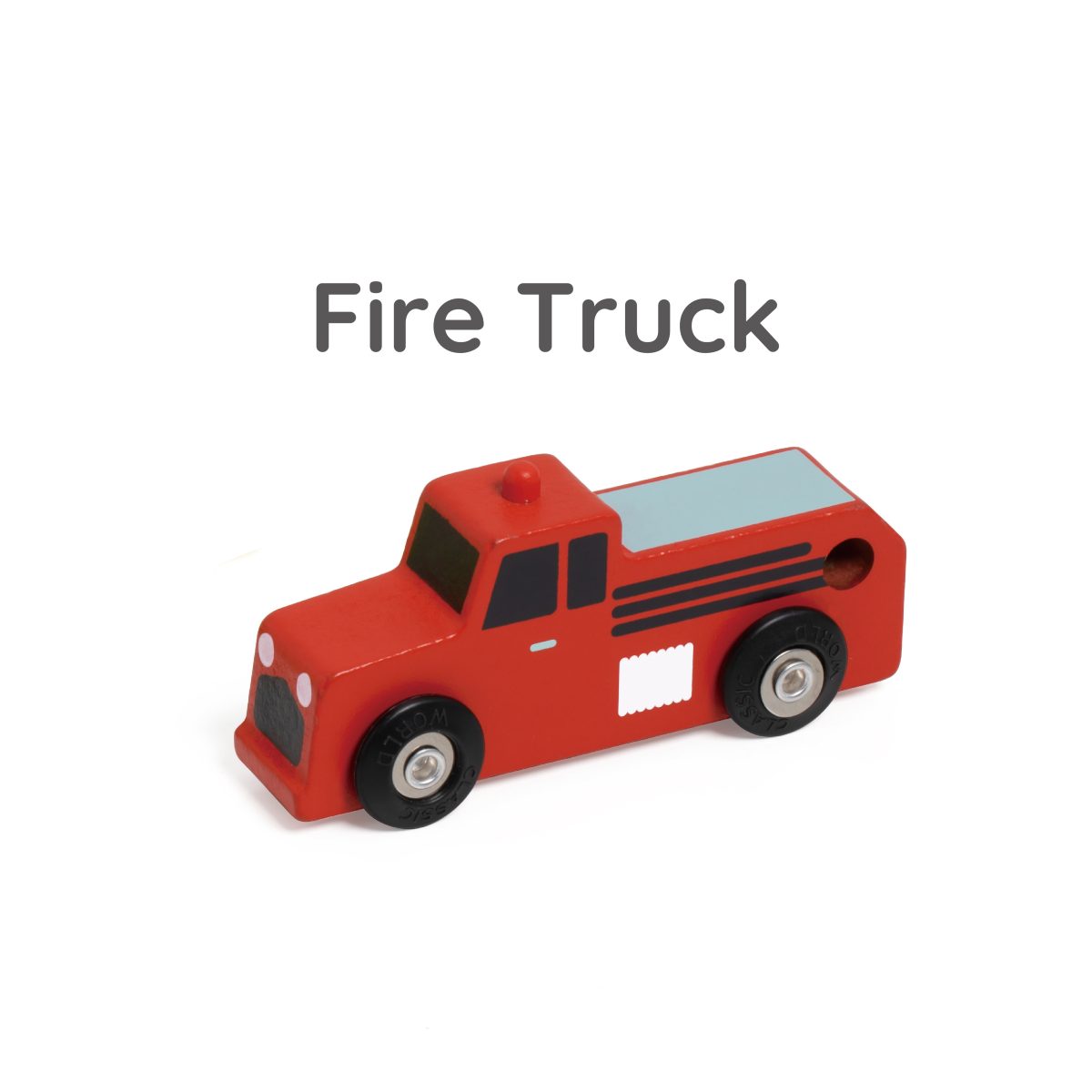 20252-4 Drvene igračke autići Policijski, vatrogasani, šleper set Classic World - Слика 8