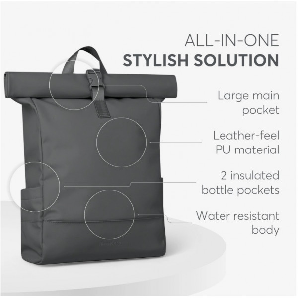 21536 KikkaBoo Torba za mame Jayden Grey (KKB22092) - Слика 5