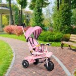 2u1 tricikl sa rotirajućim sedištem i sklopivom tendom Pink, ECOTOYS - Слика 2