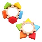 Drvena igračka za bebe sa ogledalom Cvetić Classic World - Слика 6