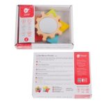 Drvena igračka za bebe sa ogledalom Cvetić Classic World