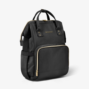32788 KikkaBoo Torba za mame Siena premium Black/Gold (KKB22110) - Слика 3