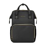 KikkaBoo Torba za mame Siena premium Black/Gold (KKB22110)