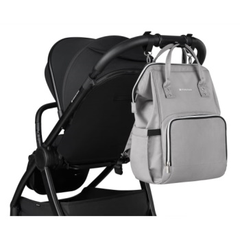 32808 KikkaBoo Torba za mame Siena premium Light Grey (KKB22113) - Слика 2
