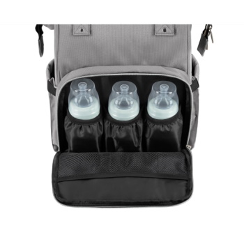 32809 KikkaBoo Torba za mame Siena premium Light Grey (KKB22113) - Слика 3