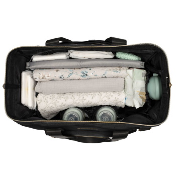 32848 KikkaBoo Torba za mame Maxi premium Black (KKB22106) - Слика 6