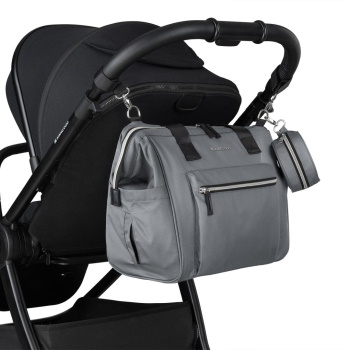 32855 KikkaBoo Torba za mame Maxi premium Grey (KKB22107) - Слика 2