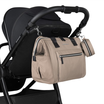32862 KikkaBoo Torba za mame Maxi premium Beige (KKB22108) - Слика 6