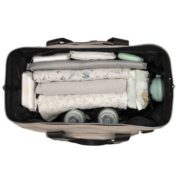 32863 KikkaBoo Torba za mame Maxi premium Beige (KKB22108) - Слика 5