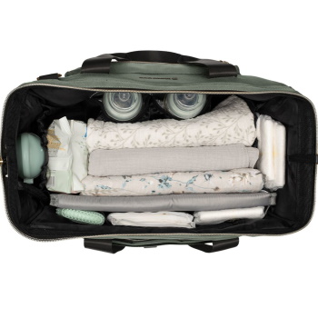 32871 KikkaBoo Torba za mame Maxi premium Army Green (KKB22109) - Слика 4