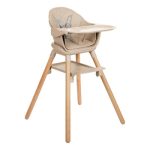 KikkaBoo Hranilica Woody 6in1 Beige (KKB11174)