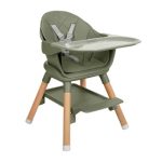 KikkaBoo Hranilica Woody 6in1 Army Green (KKB11175) - Слика 6