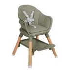KikkaBoo Hranilica Woody 6in1 Army Green (KKB11175) - Слика 5