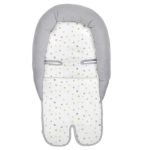 KikkaBoo Podloga za autosedište od memorijske pene Dots Grey