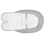 KikkaBoo Podloga za autosedište od memorijske pene Dots Grey - Слика 2
