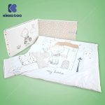 KikkaBoo Posteljina sa ogradicom 6 pcs 70/140 My Teddy (KKB60095) - Слика 3