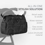 KikkaBoo Torba za mame Chelsea premium Black (KKB22117) - Слика 5