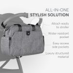 KikkaBoo Torba za mame Chelsea premium Grey (KKB22118) - Слика 6