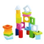 Drveni set Umetaljka Geometrijski blokovi Classic World - Слика 5