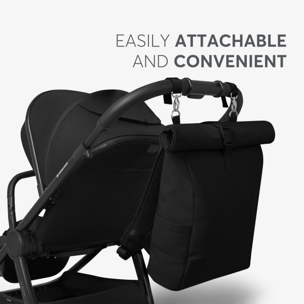 35457 KikkaBoo Torba za mame Jayden Black (KKB22091) - Слика 5