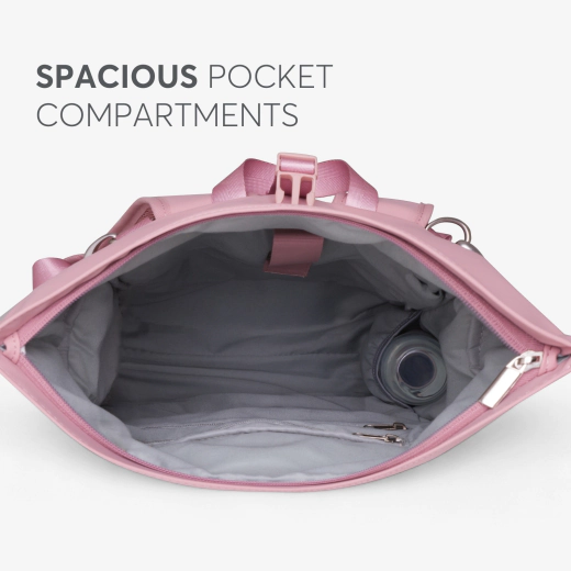 35463 KikkaBoo Torba za mame Jayden Pink (KKB22093) - Слика 5