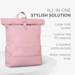 KikkaBoo Torba za mame Jayden Pink (KKB22093) - Слика 4