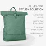 KikkaBoo Torba za mame Jayden Mint (KKB22094) - Слика 3