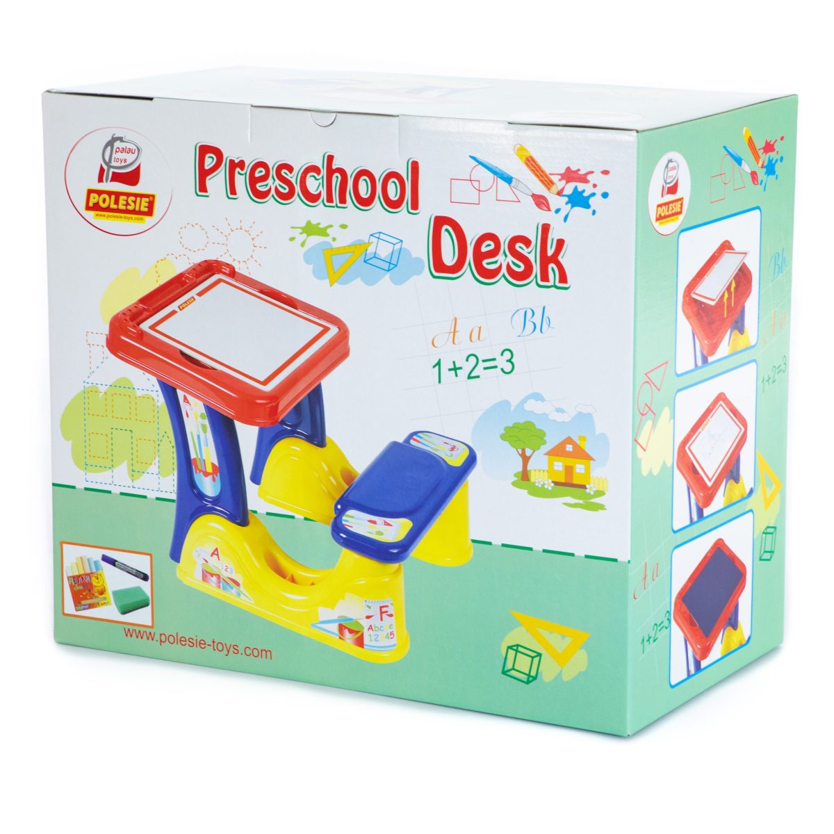 Sto za decu sa klupicom i tablom i dodacima Polesie - Слика 6