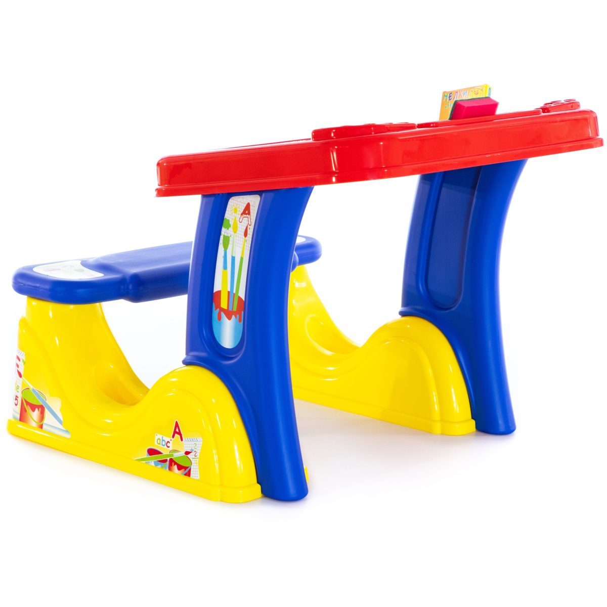 Sto za decu sa klupicom i tablom i dodacima Polesie - Слика 4