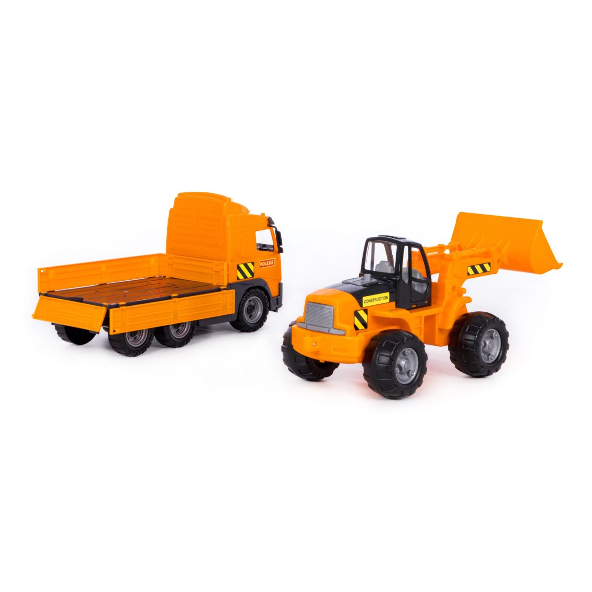 Veliki Kamion za decu sa spuštenom stranom i utovarivač PowerTruck Polesie - Слика 4