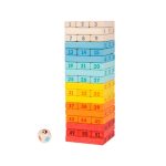 Drveni set Slaganje tornja u boji Classic World - Слика 6