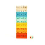 Drveni set Slaganje tornja u boji Classic World - Слика 4