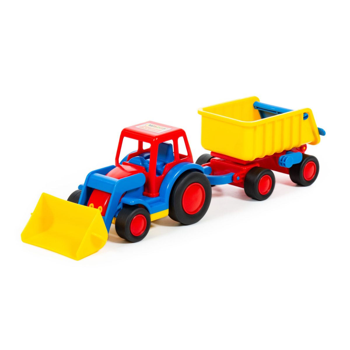 Traktor za decu sa lopatom i prikolicom Basics Polesie - Слика 2