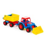 Traktor za decu sa lopatom i prikolicom Basics Polesie - Слика 5